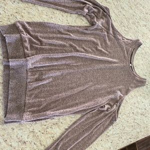 Z supply cold shoulder sweater